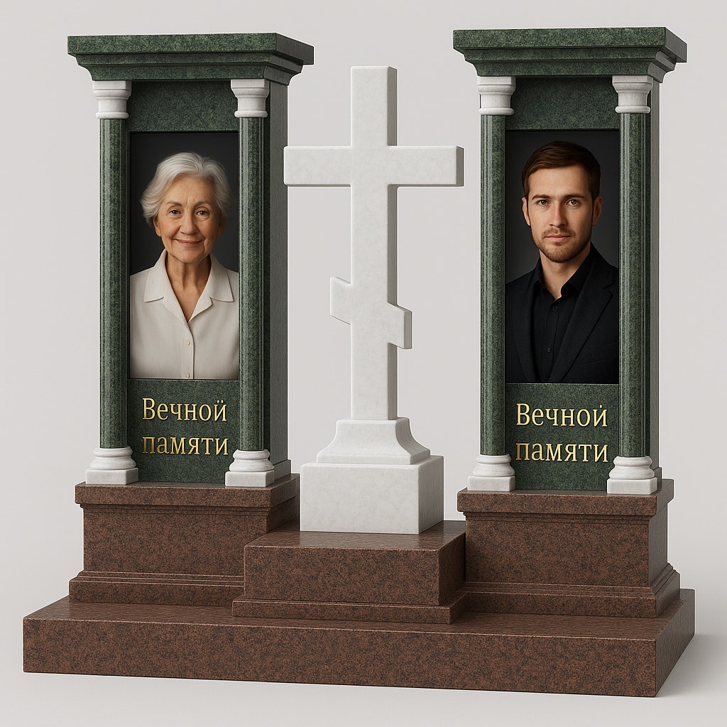 Двойной памятник модель 1