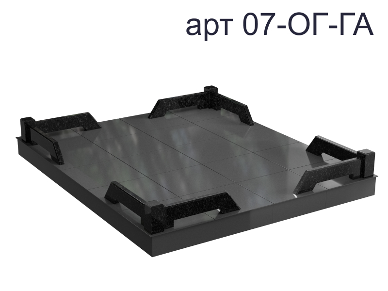 Ограда из гранита 07-ОГ-ГА